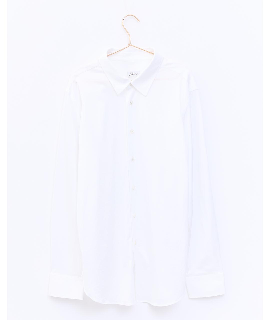 BRIONI Белая хлопковая классическая рубашка, фото 8
