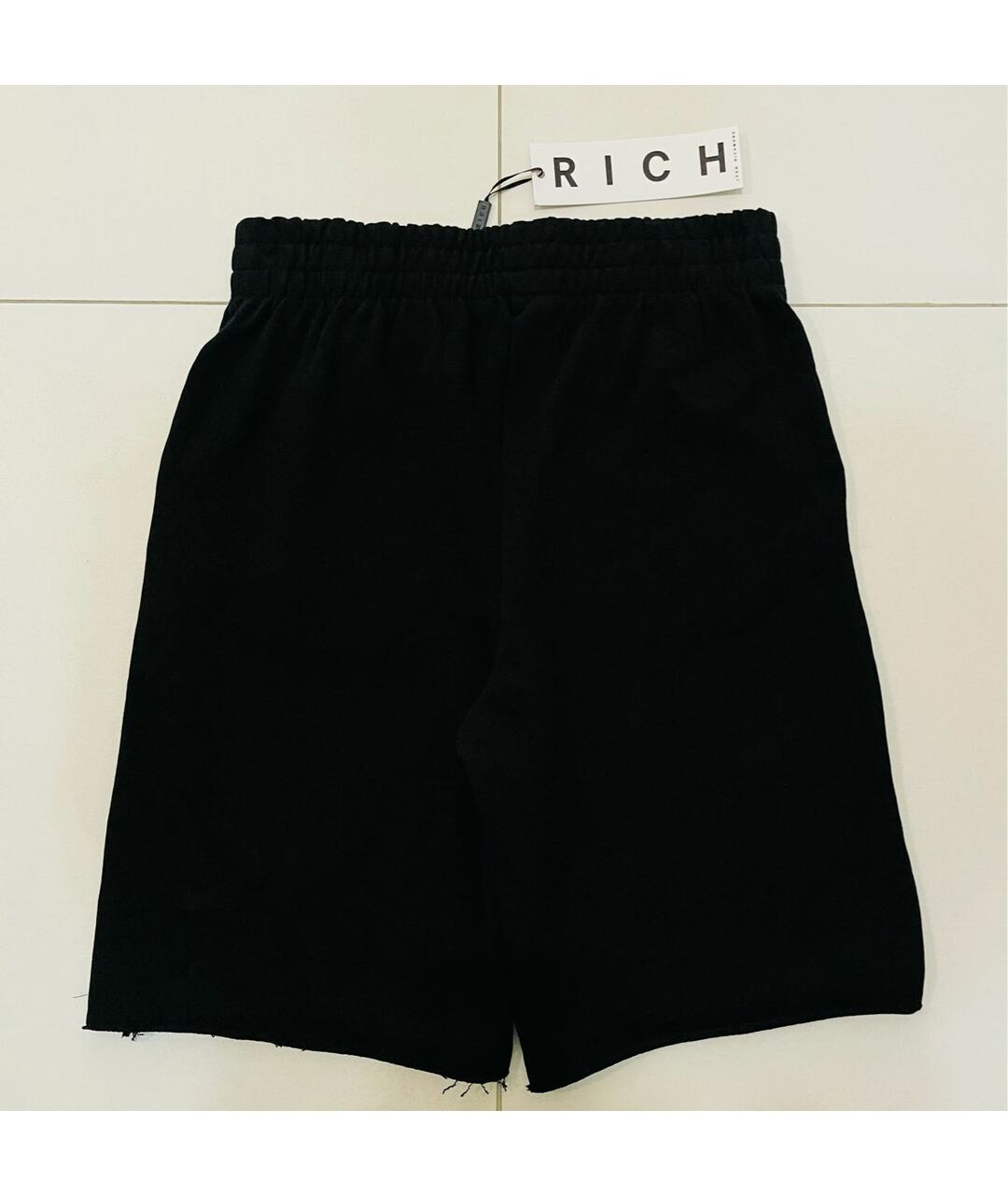 JOHN RICHMOND Черные хлопковые шорты, фото 8