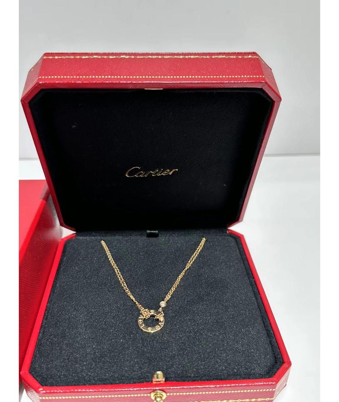 CARTIER Колье из розового золота, фото 4