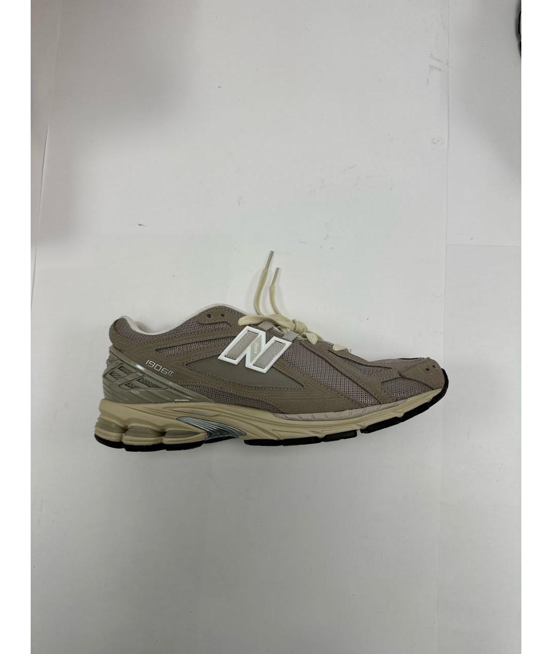 NEW BALANCE Бежевые замшевые низкие кроссовки / кеды, фото 7