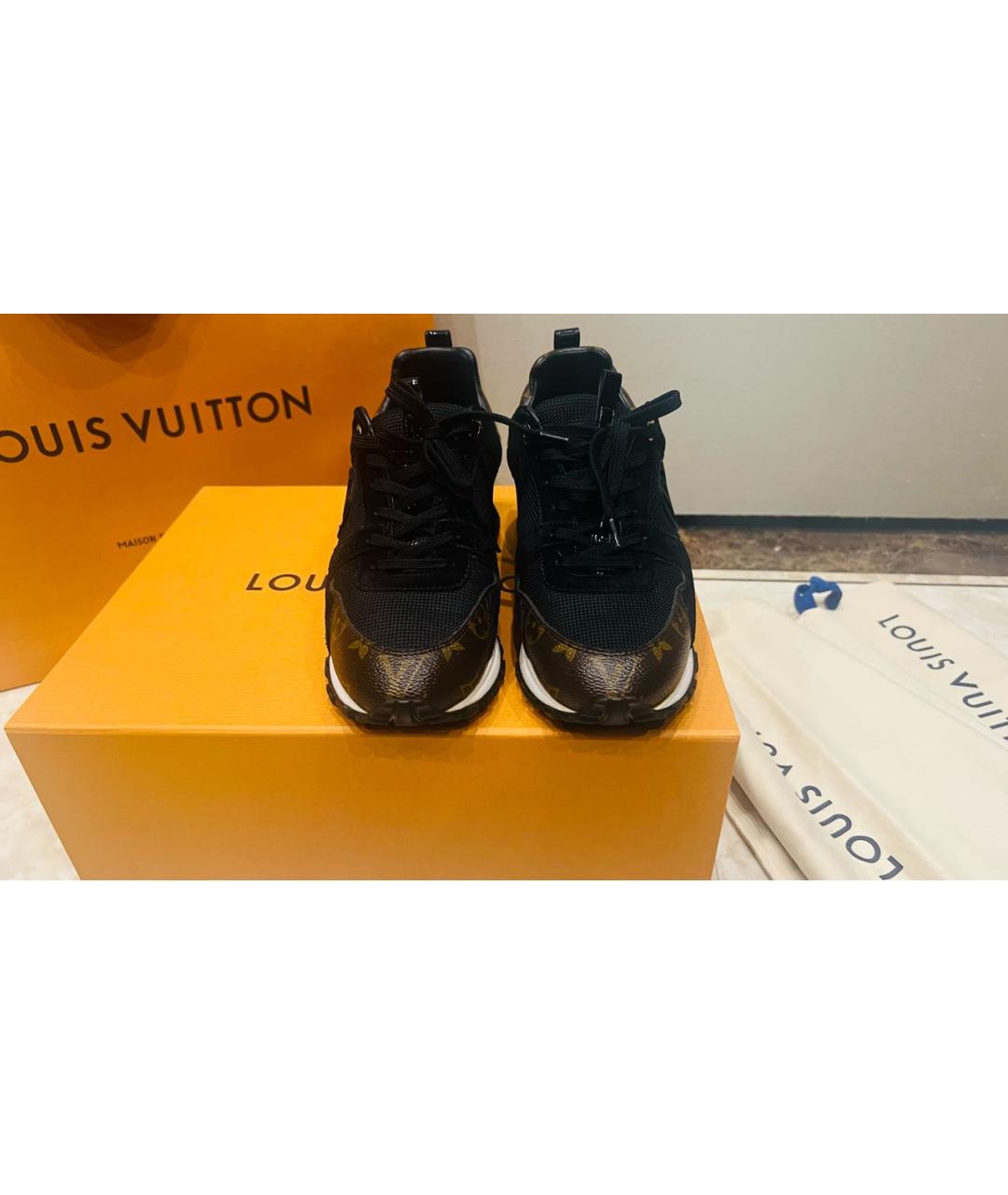 LOUIS VUITTON PRE-OWNED Черные кроссовки, фото 2