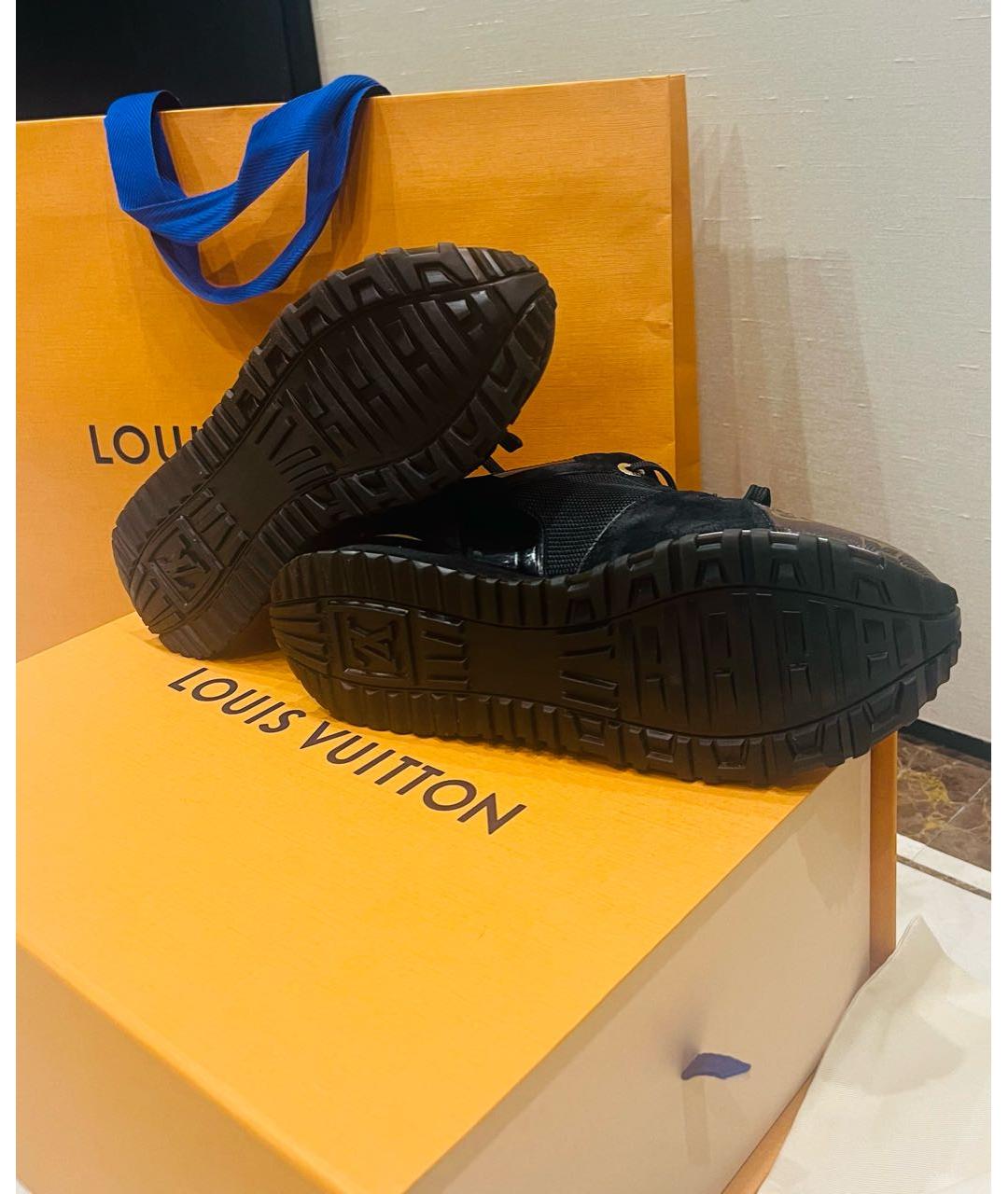 LOUIS VUITTON PRE-OWNED Черные кроссовки, фото 6