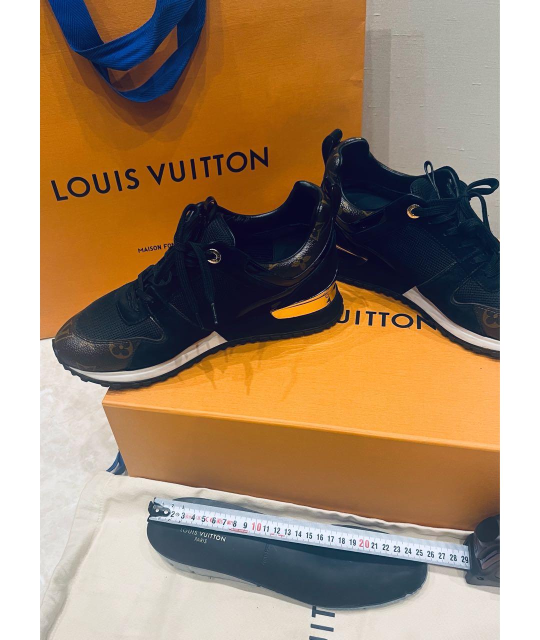 LOUIS VUITTON PRE-OWNED Черные кроссовки, фото 7