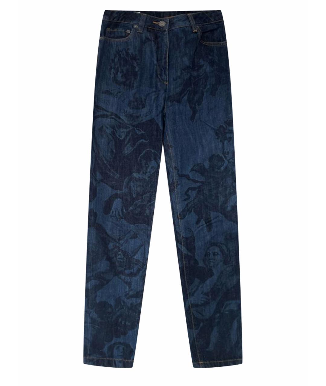 JOHN GALLIANO Темно-синие джинсы слим, фото 1