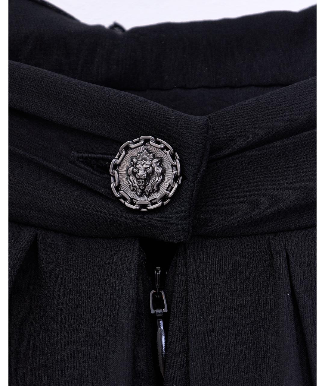 CHANEL Черная шелковая юбка миди, фото 6