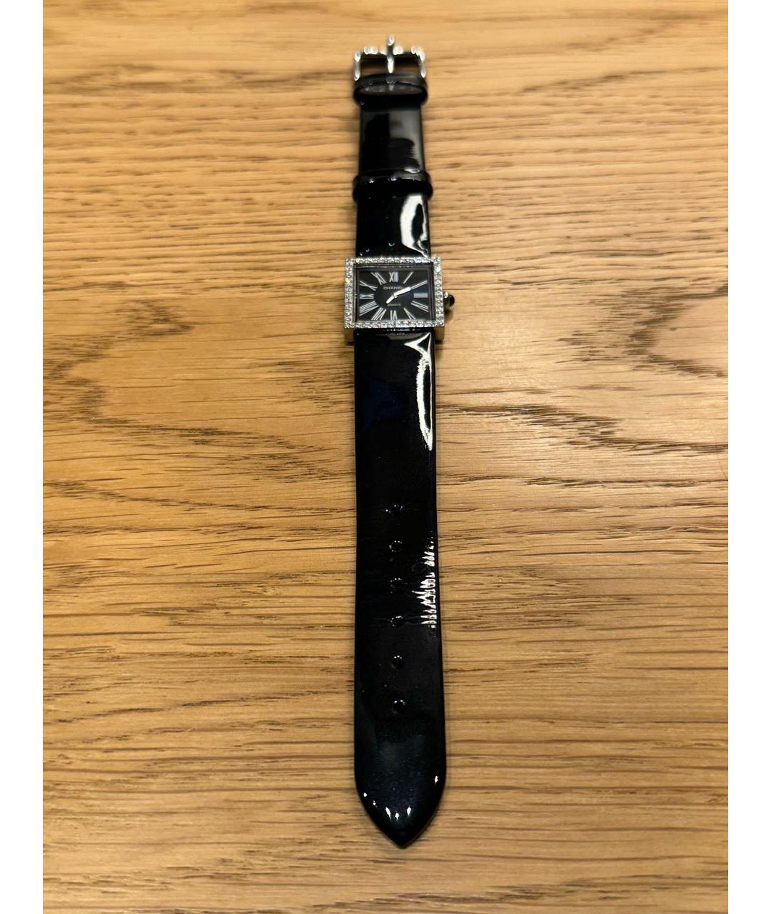 CHANEL PRE-OWNED Черные кожаные часы, фото 4