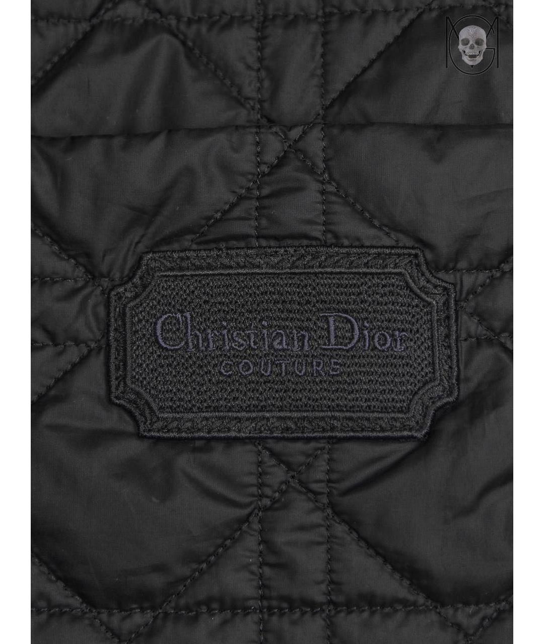 CHRISTIAN DIOR Черная полиэстеровая куртка, фото 4