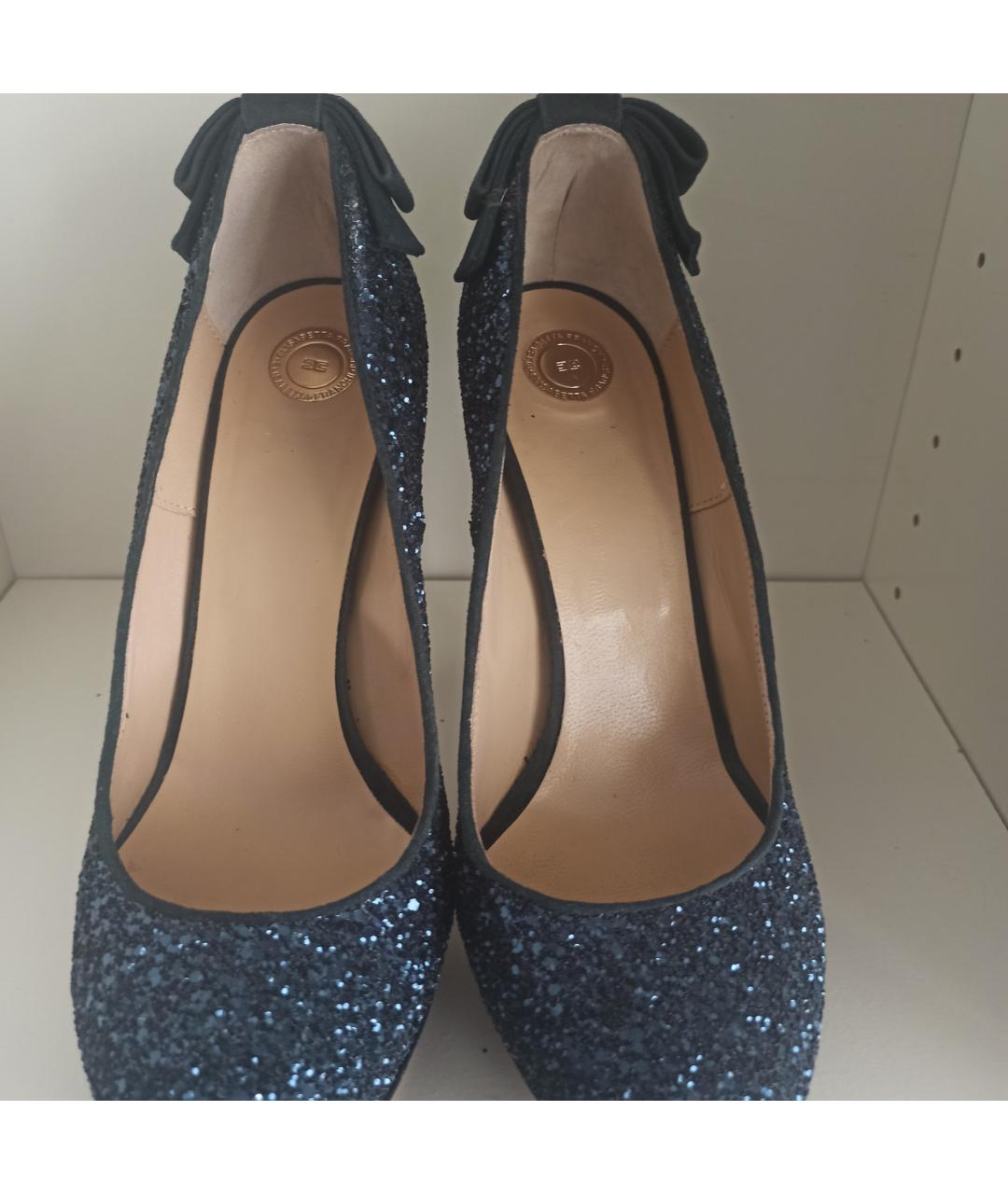 ELISABETTA FRANCHI Темно-синие туфли, фото 2