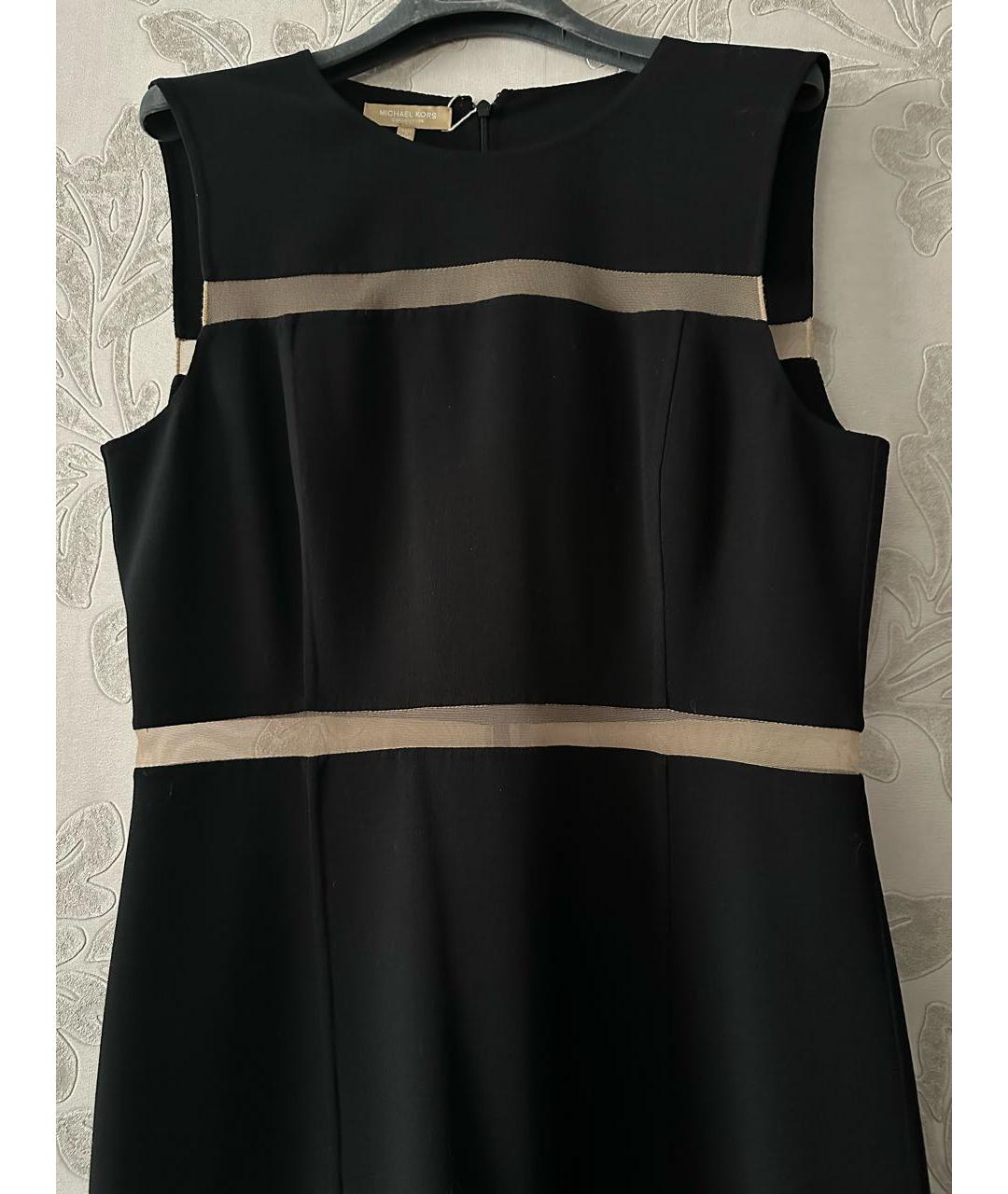 MICHAEL KORS Черное шерстяное платье, фото 4