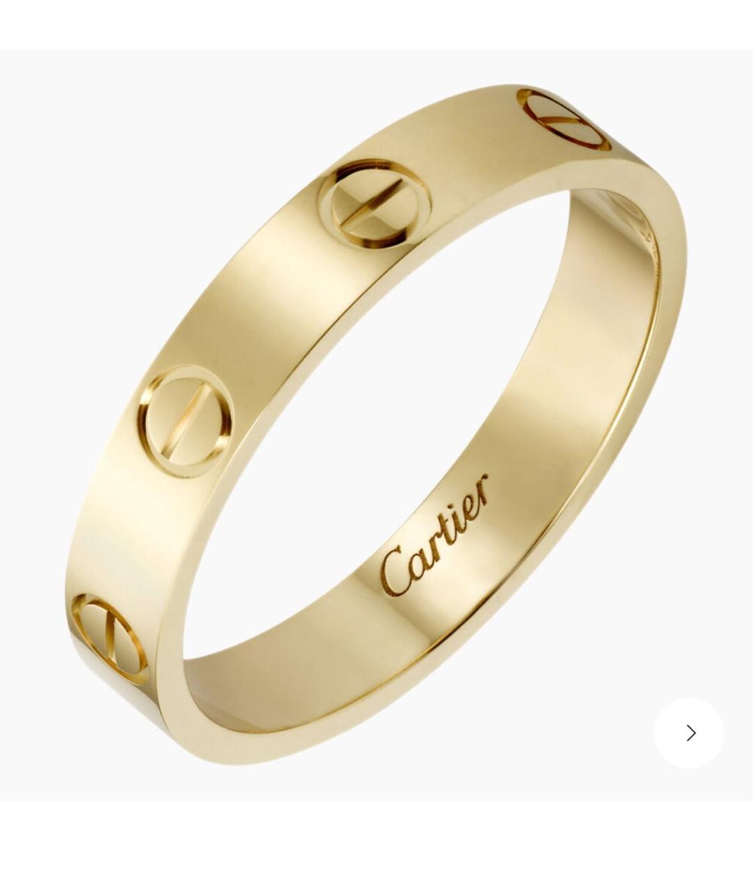 CARTIER Желтое кольцо из желтого золота, фото 4