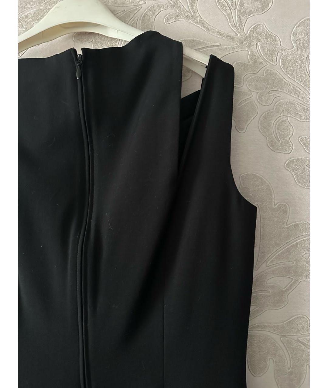 DSQUARED2 Черное шерстяное коктейльное платье, фото 5