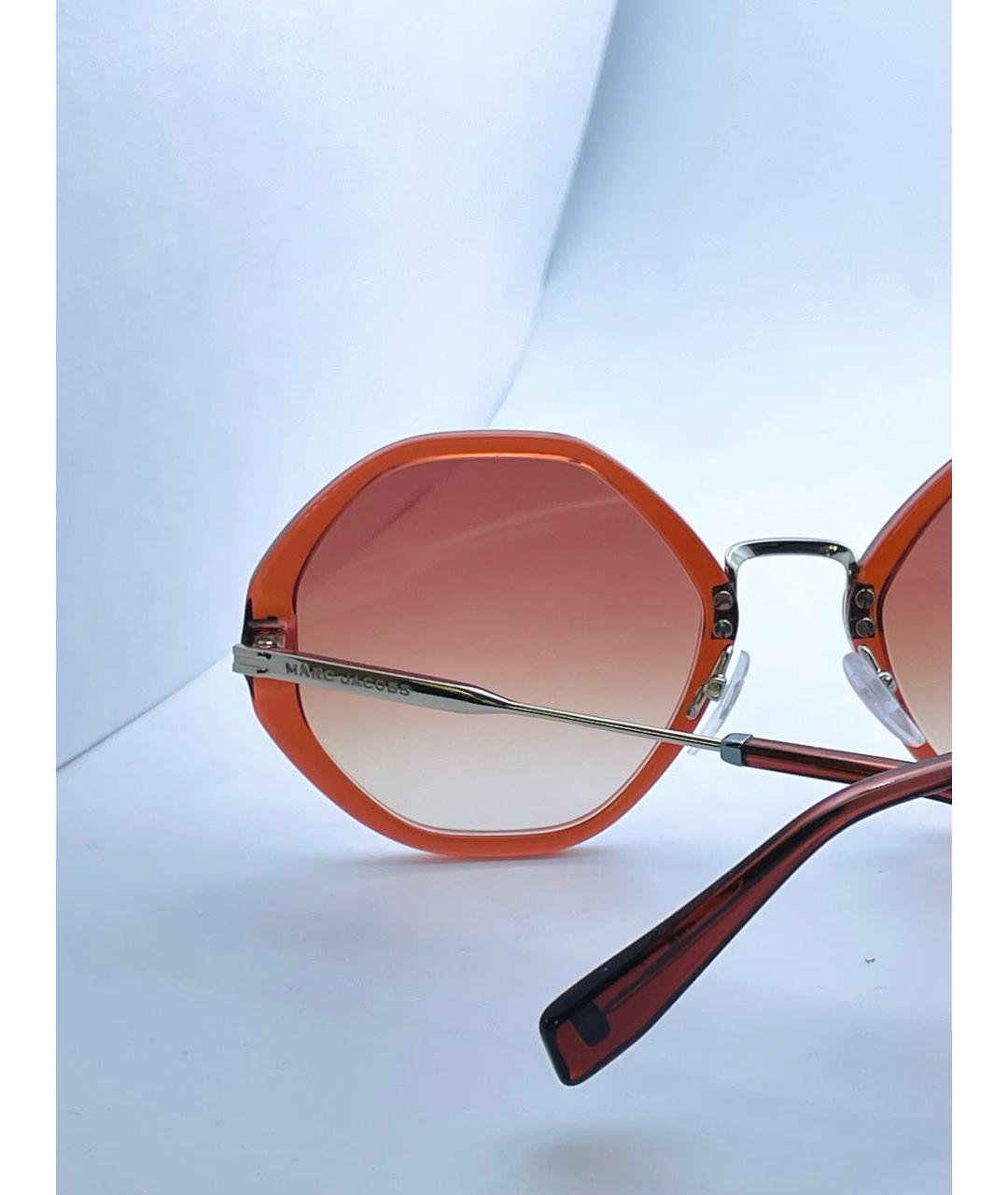 MARC JACOBS Оранжевое пластиковые солнцезащитные очки, фото 4