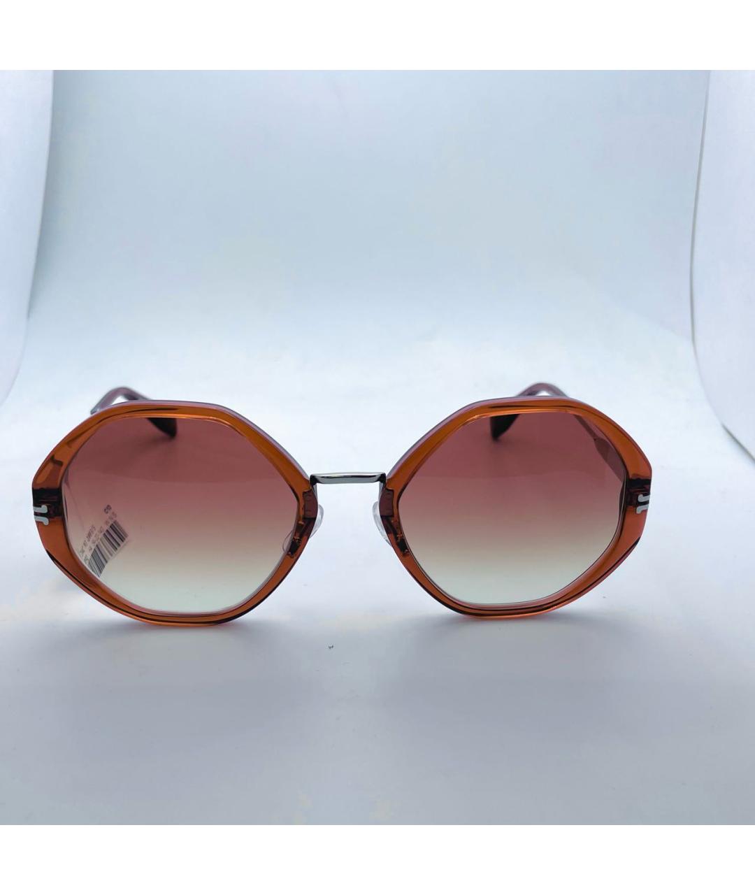 MARC JACOBS Оранжевое пластиковые солнцезащитные очки, фото 2