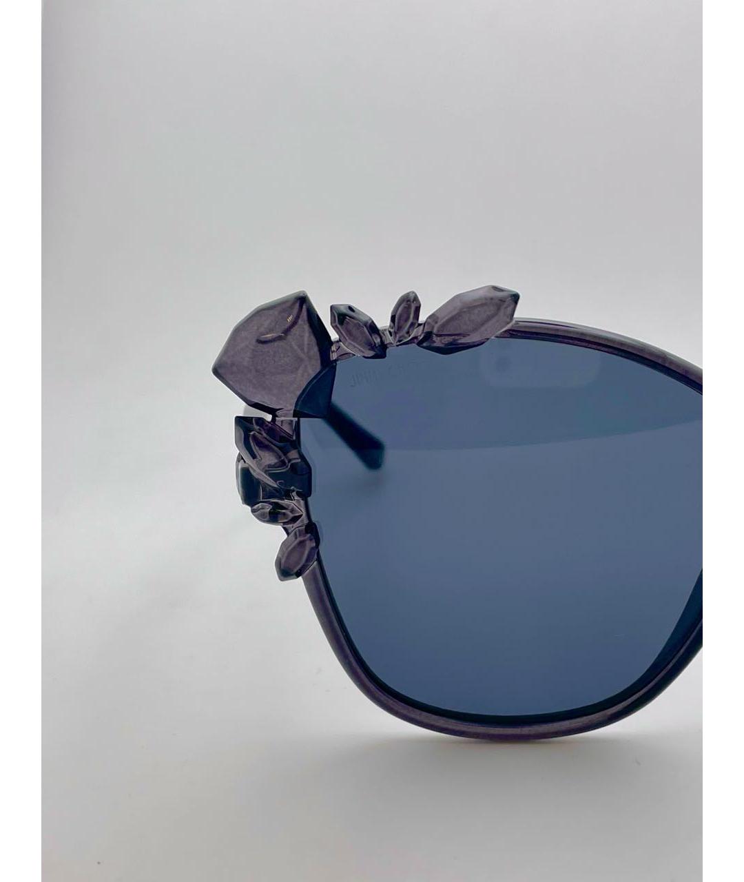 JIMMY CHOO Черные пластиковые солнцезащитные очки, фото 2