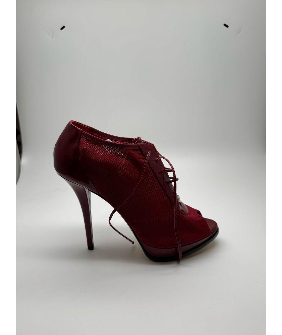 CHRISTIAN DIOR PRE-OWNED Красные туфли из лакированной кожи, фото 5