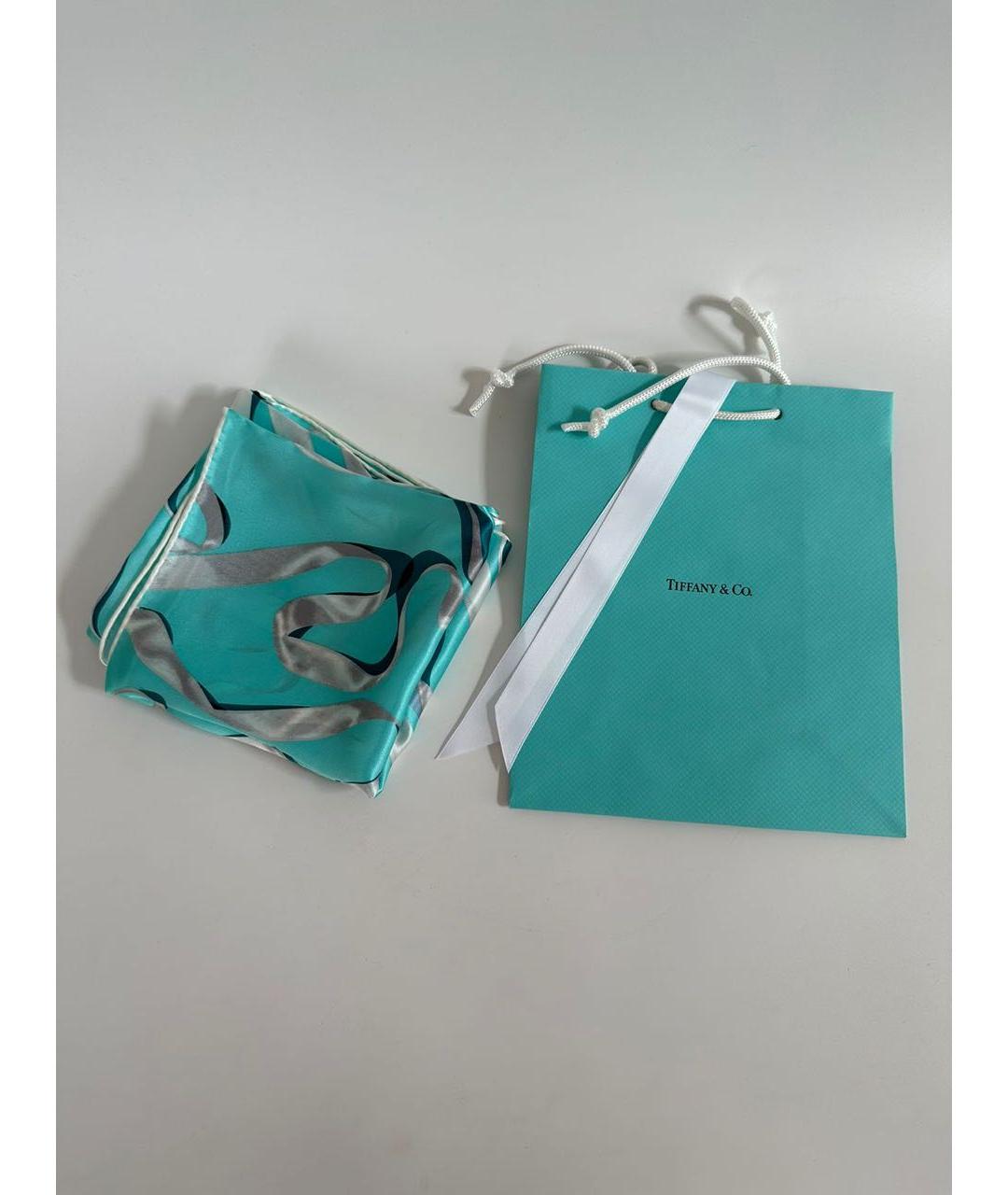 TIFFANY&CO Мульти шелковый платок, фото 3