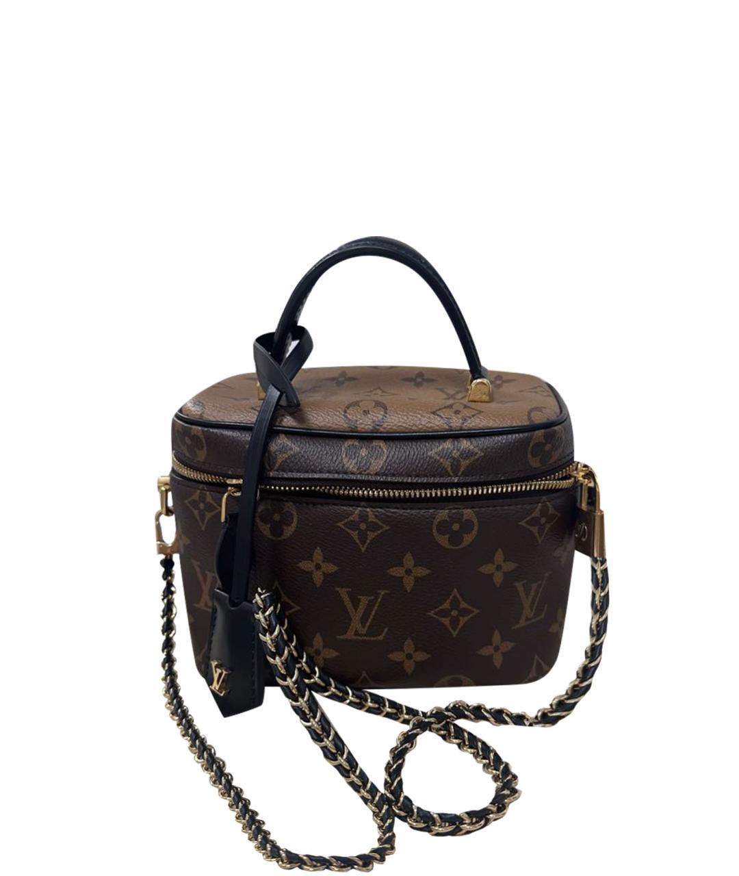 LOUIS VUITTON PRE-OWNED Коричневая сумка с короткими ручками, фото 1