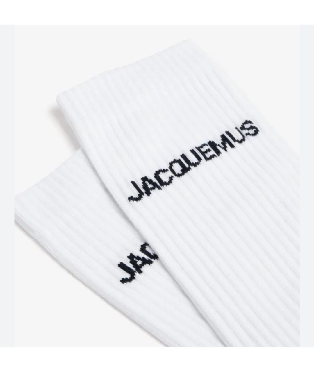 JACQUEMUS Белые носки, чулки и колготы, фото 3