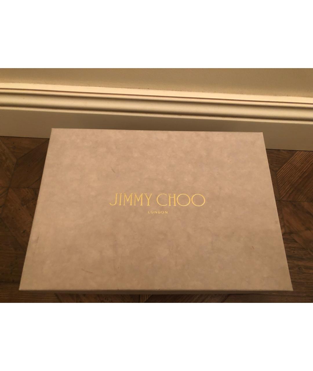 JIMMY CHOO Бордовые замшевые ботильоны, фото 8