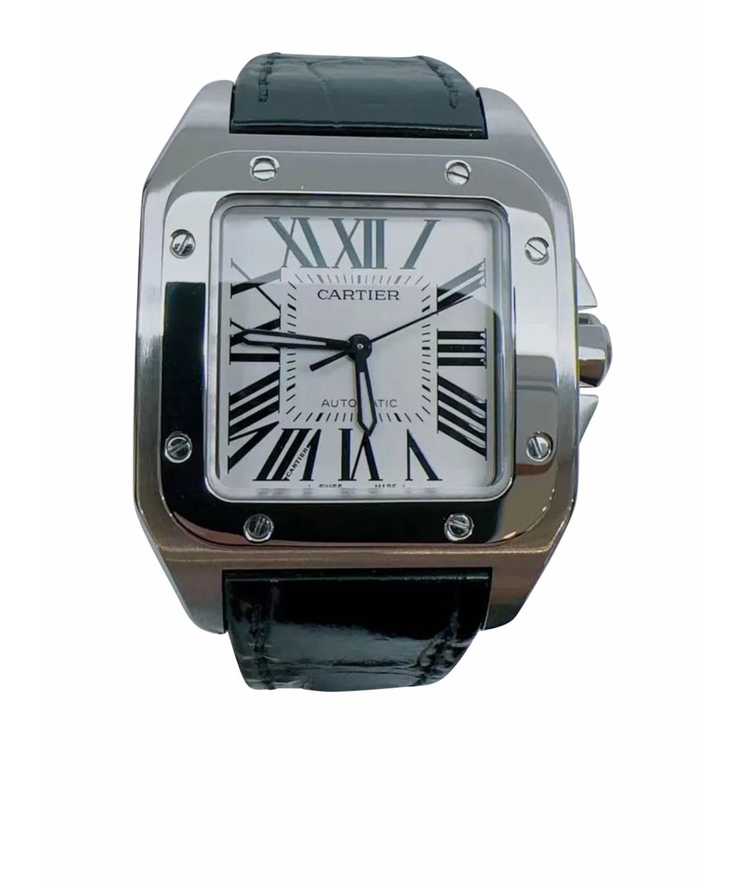 CARTIER Белые металлические часы, фото 1