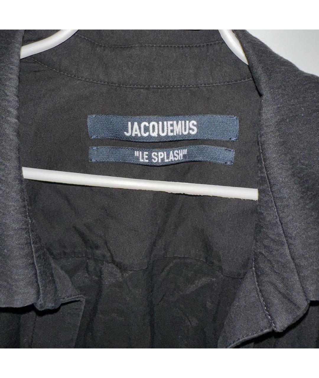 JACQUEMUS Черное вискозное платье, фото 3