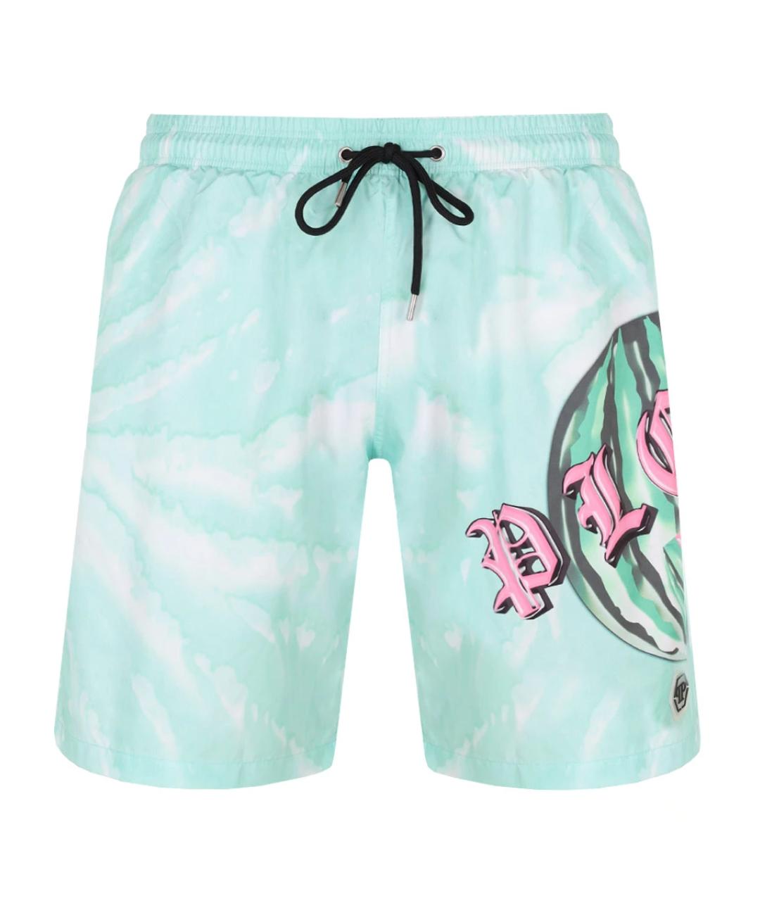 PHILIPP PLEIN Зеленые шорты, фото 1