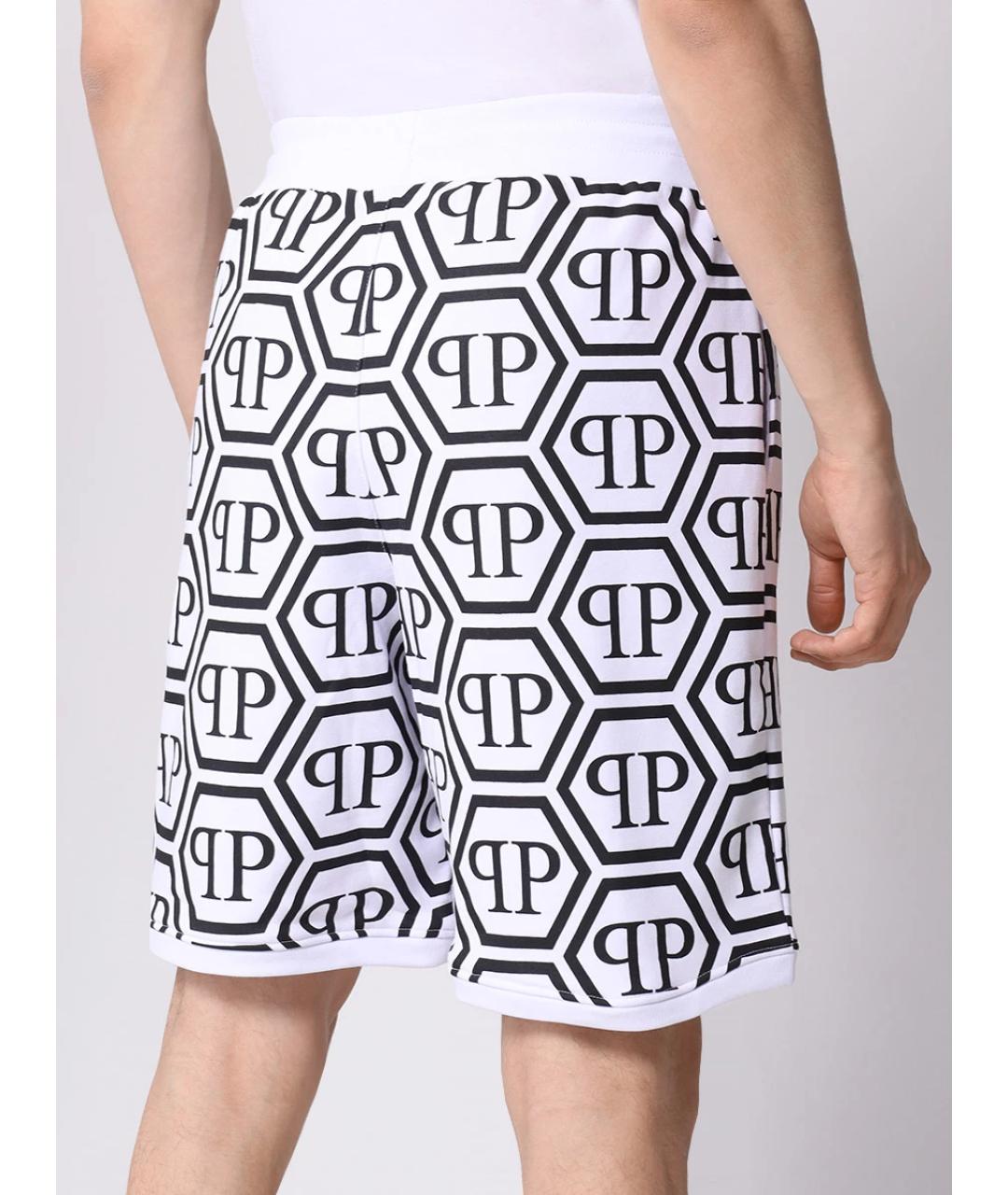 PHILIPP PLEIN Белые шорты, фото 3