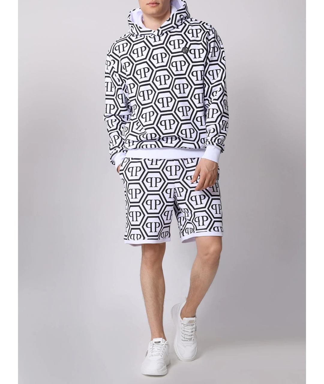 PHILIPP PLEIN Белые шорты, фото 2