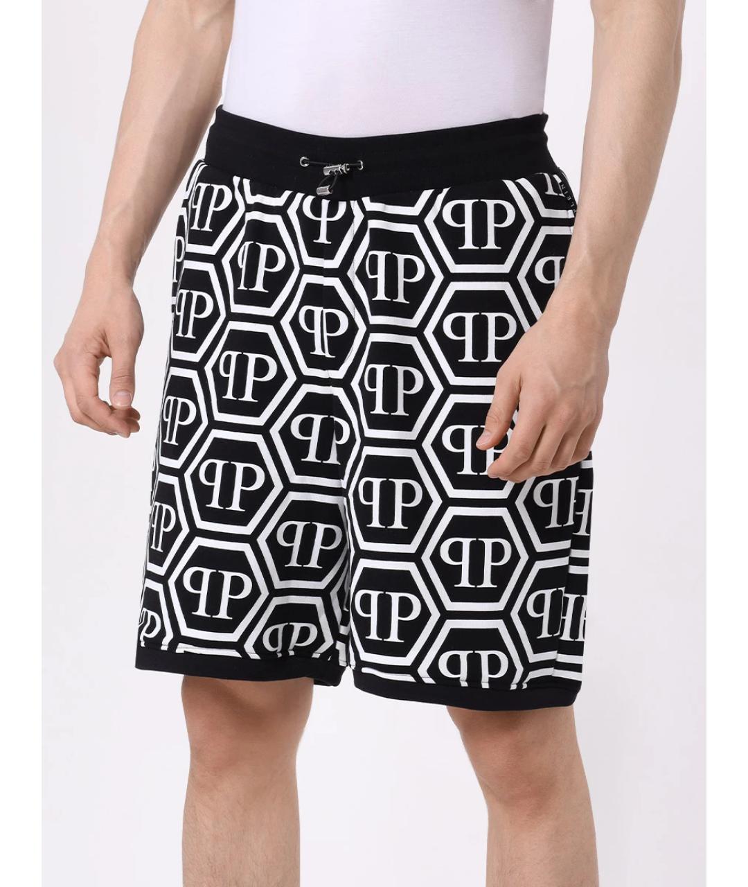 PHILIPP PLEIN Черные шорты, фото 4