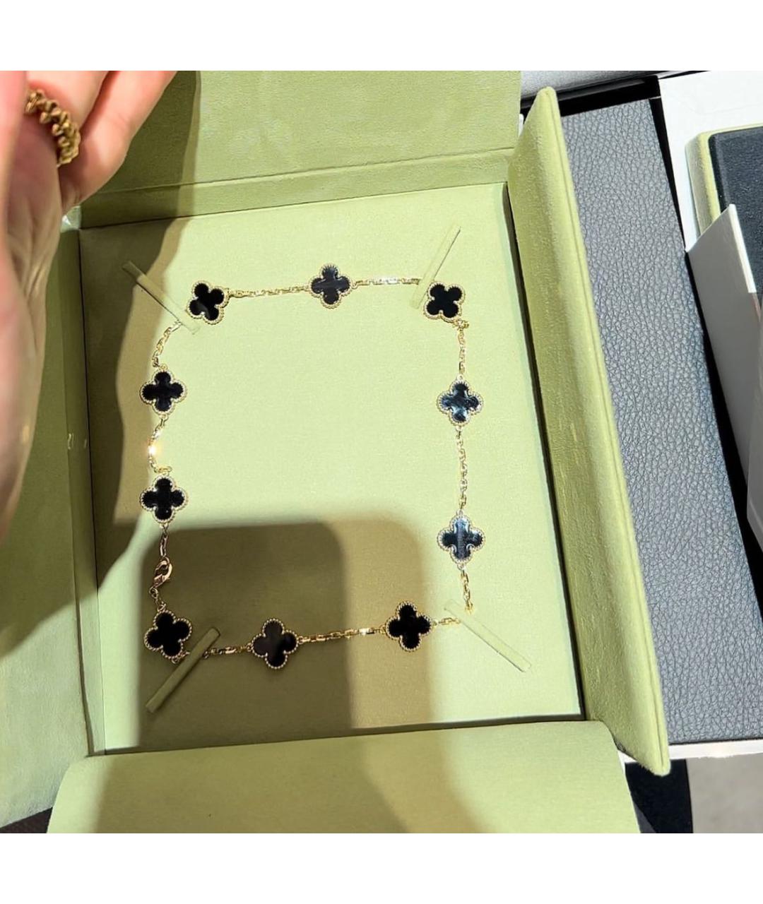 VAN CLEEF & ARPELS Черное колье из желтого золота, фото 3