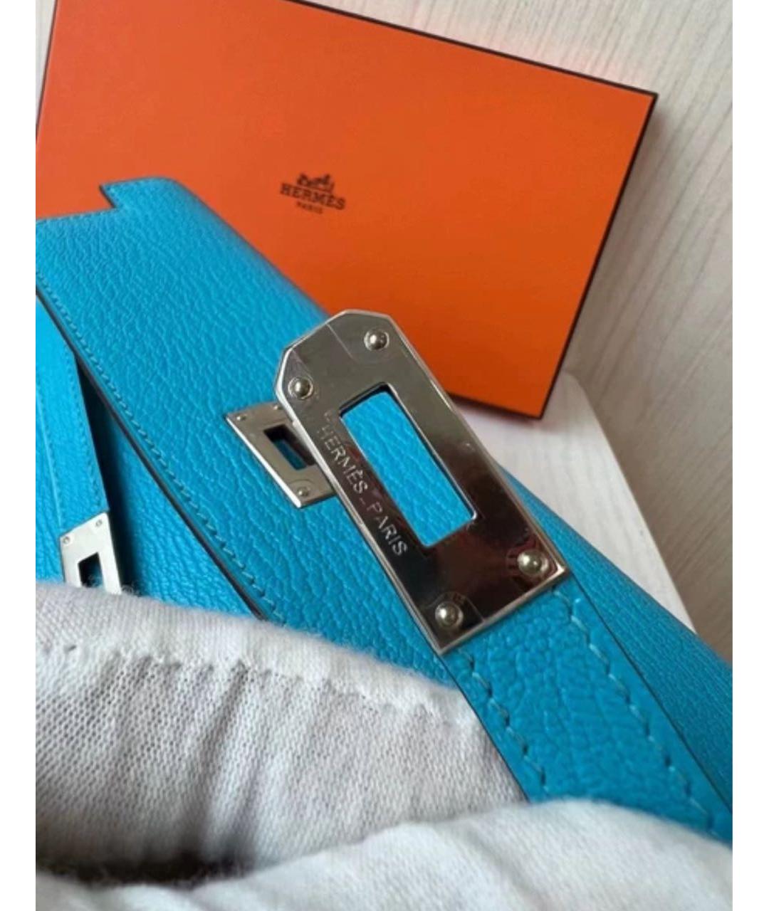 HERMES PRE-OWNED Голубой кошелек Kelly для женщин – купить в интернет  магазине с доставкой