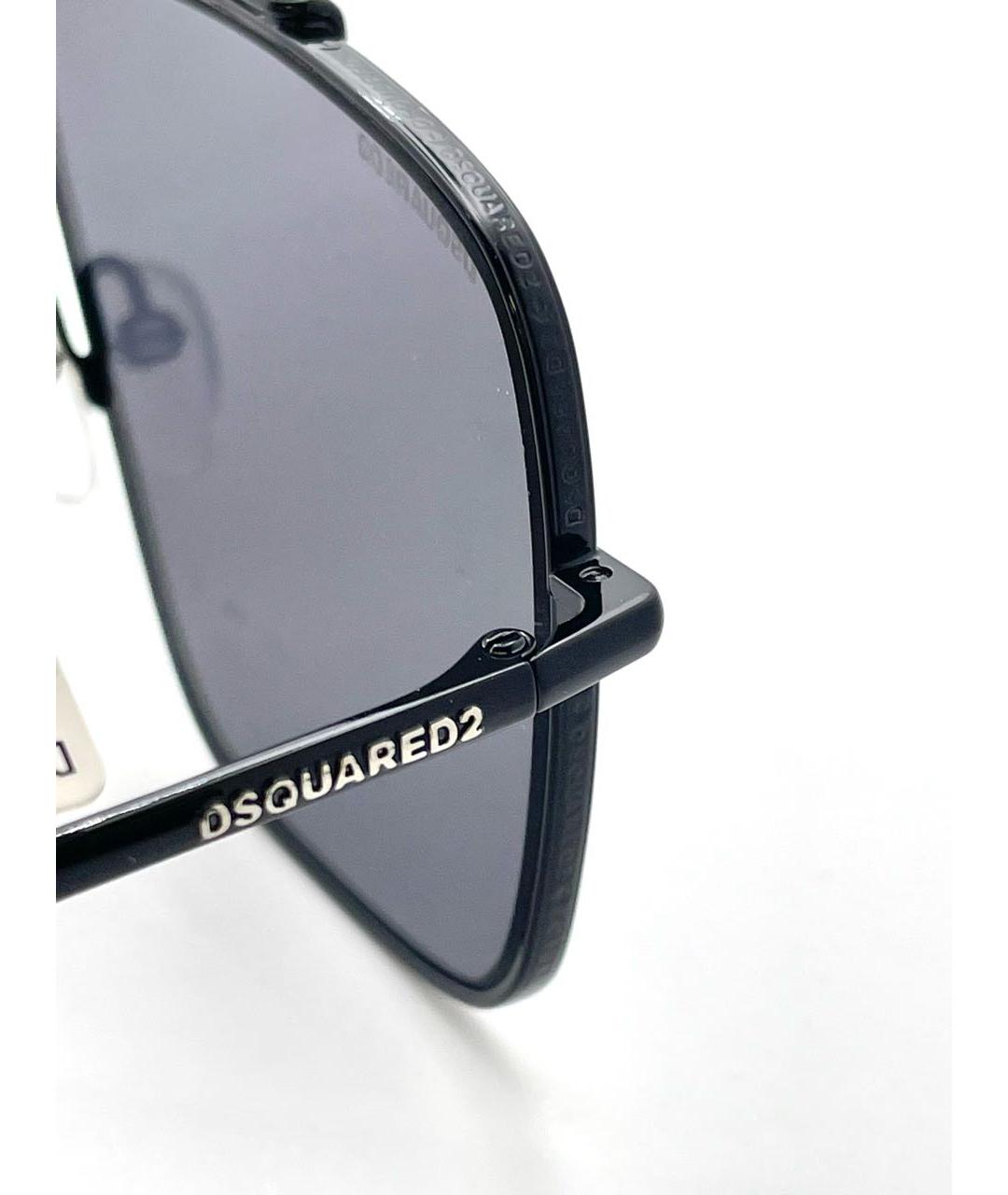 DSQUARED2 Черные металлические солнцезащитные очки, фото 5