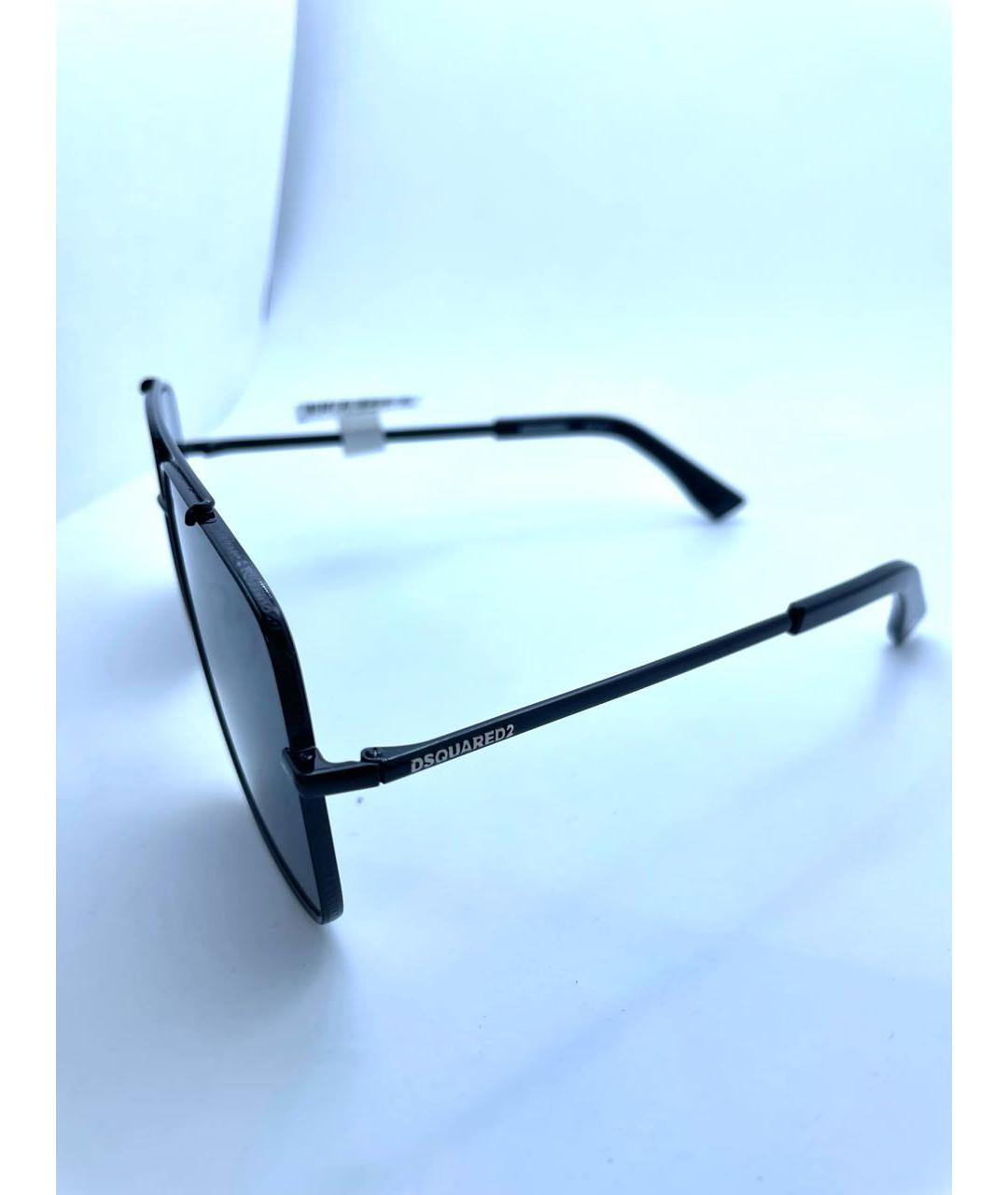 DSQUARED2 Черные металлические солнцезащитные очки, фото 3