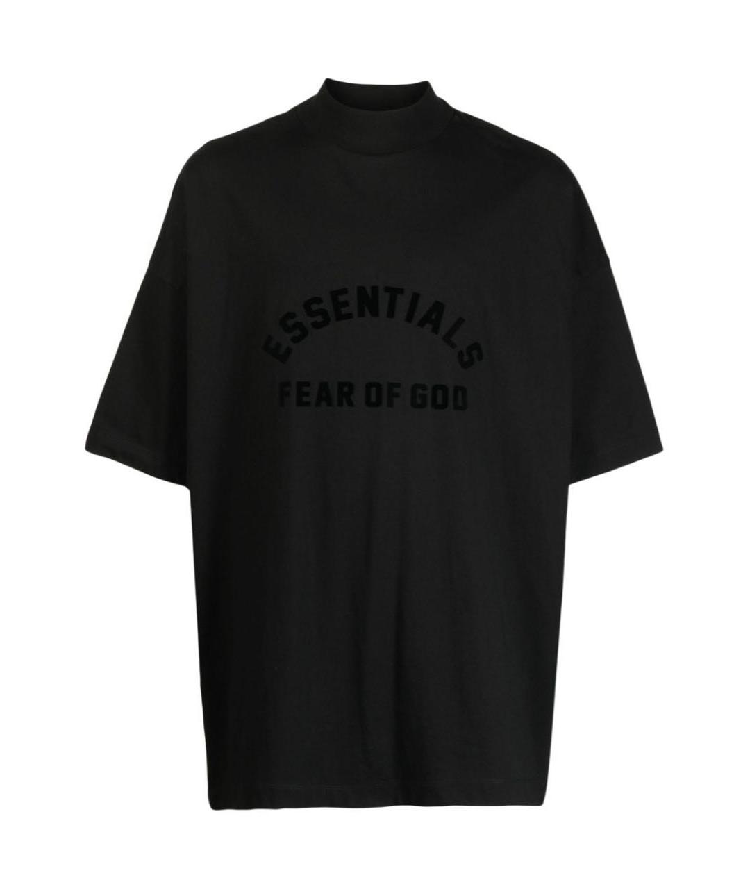 FEAR OF GOD ESSENTIALS Черная футболка, фото 1