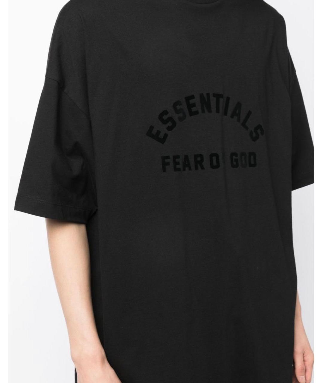 FEAR OF GOD ESSENTIALS Черная футболка, фото 5