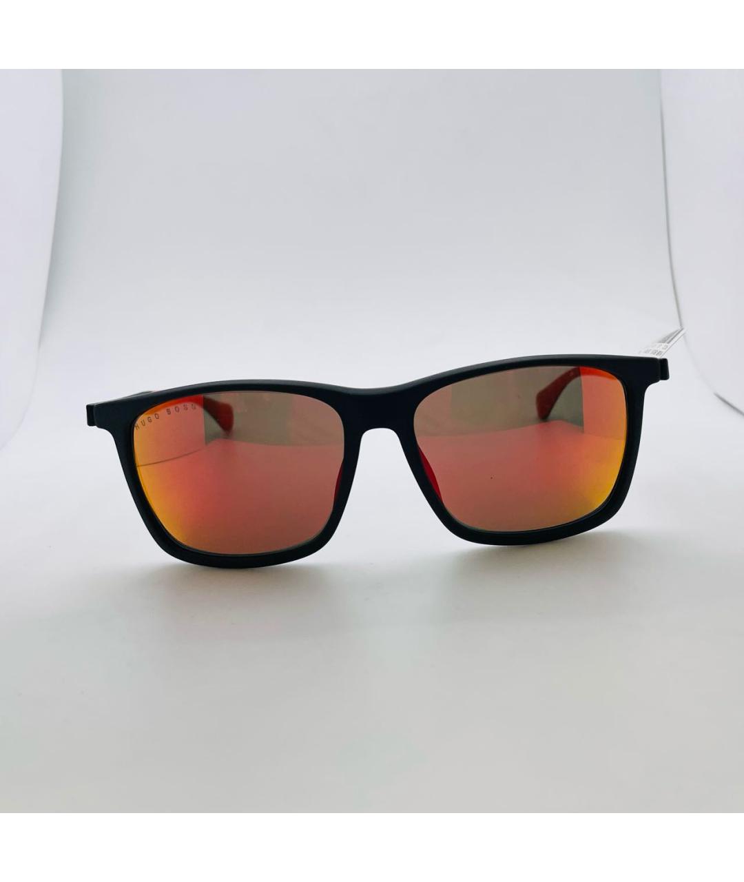 HUGO BOSS Оранжевое пластиковые солнцезащитные очки, фото 8