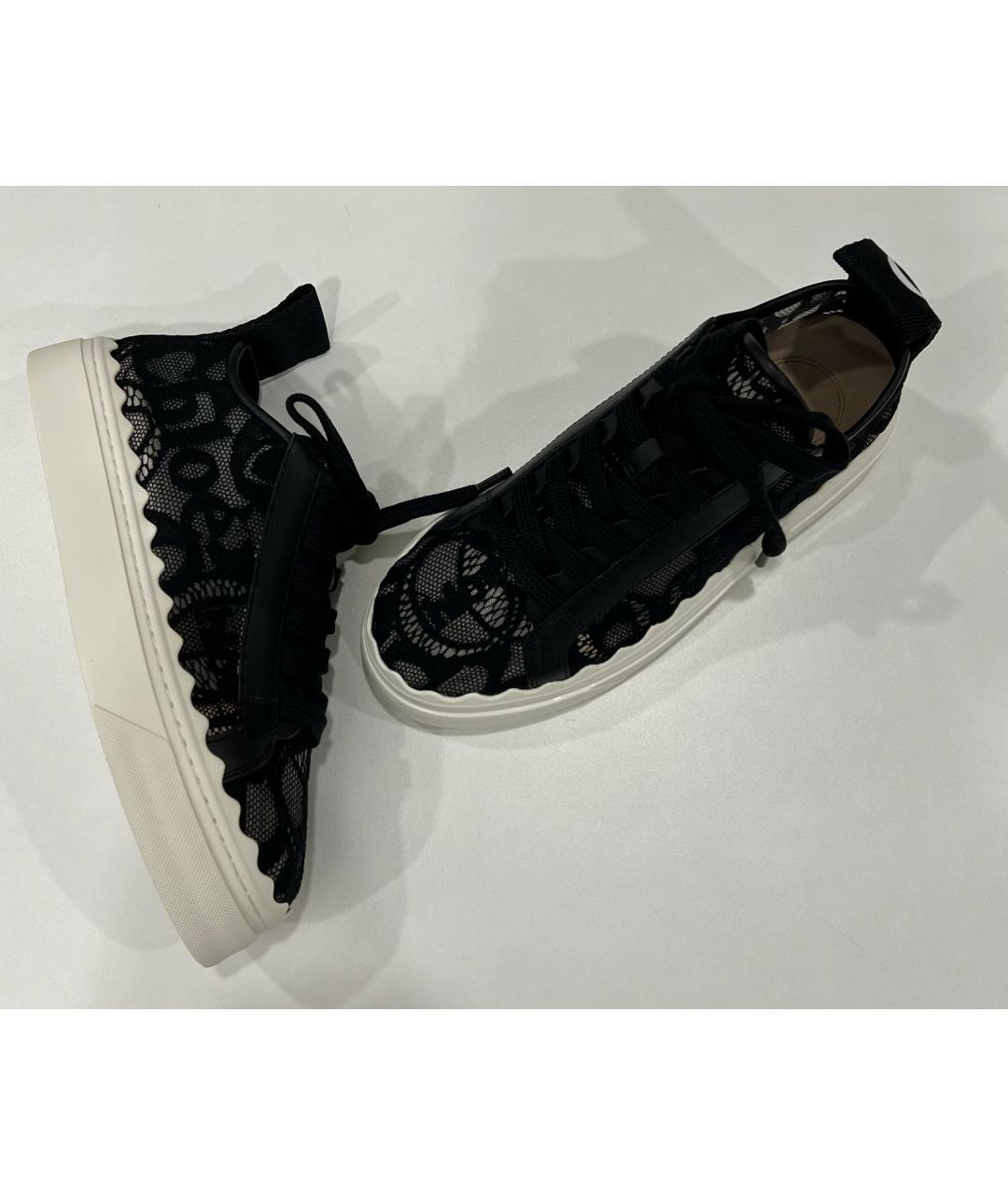 CHLOE Черные кроссовки, фото 4