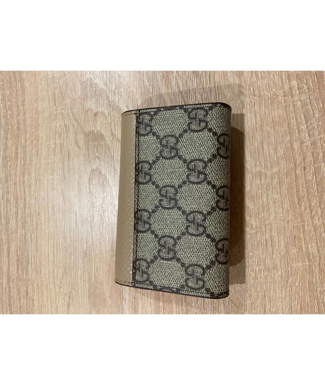 GUCCI Бежевая ключница, фото 5
