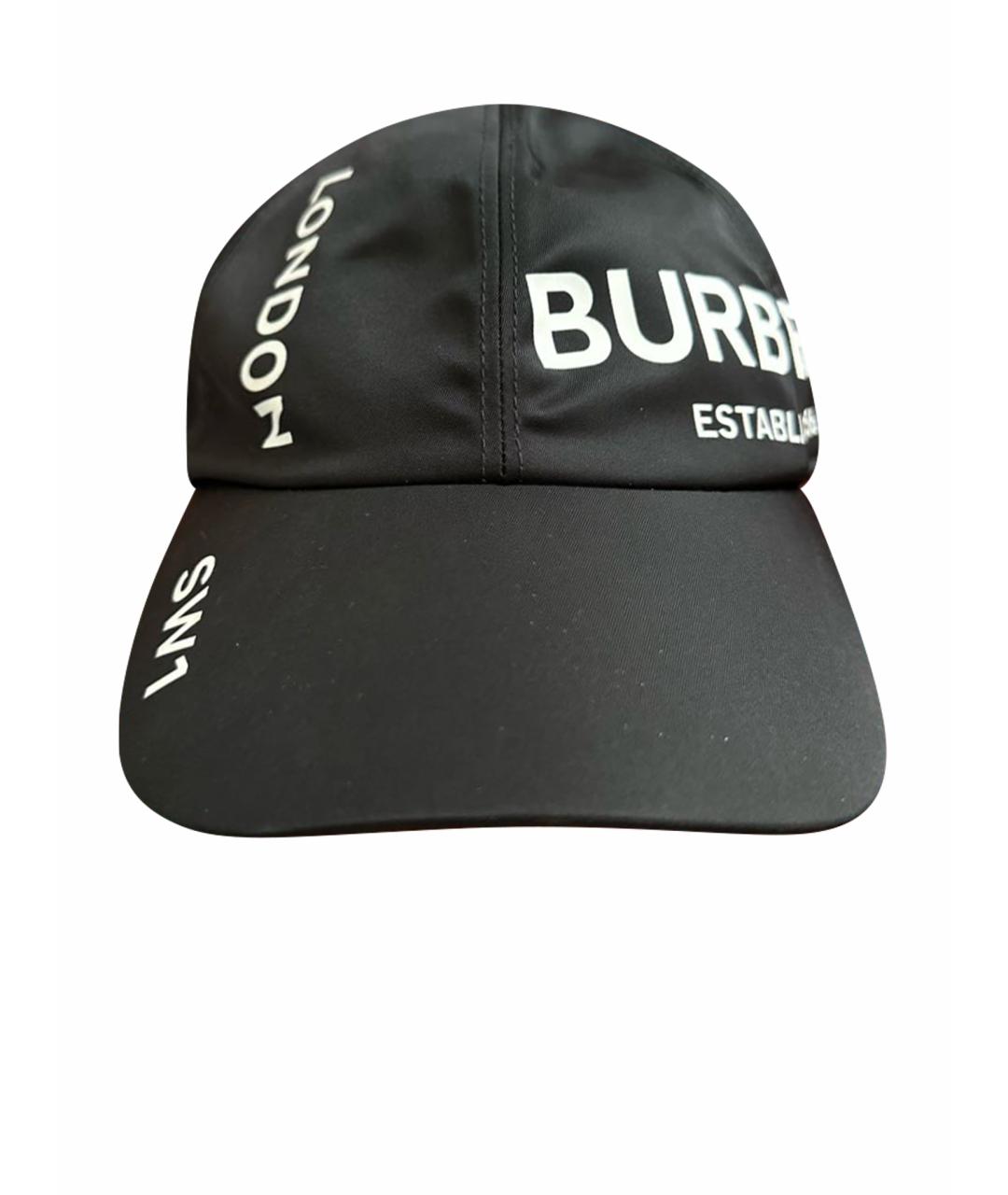 BURBERRY Черная кепка, фото 1