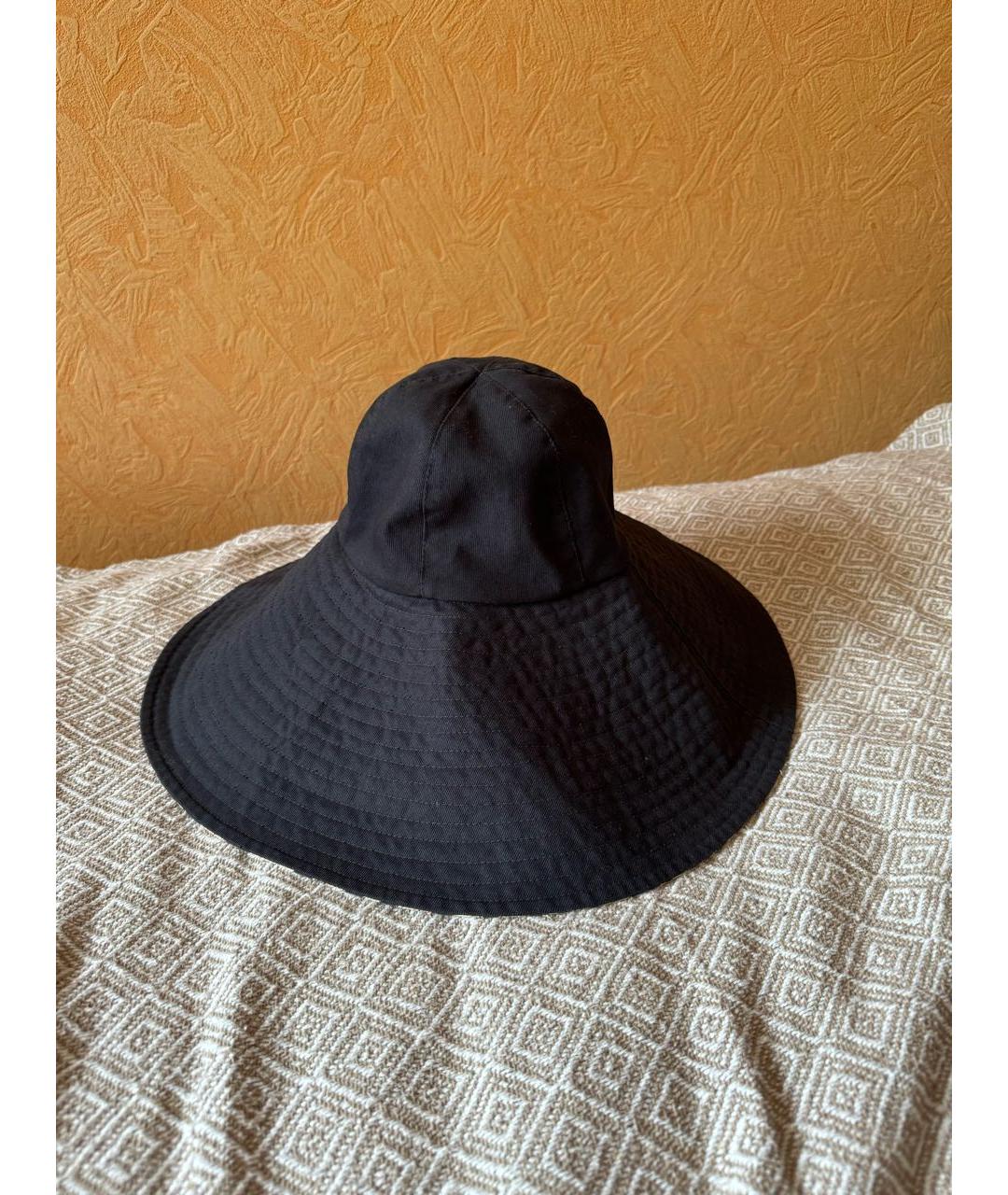 ROBERTO CAVALLI Черная хлопковая шляпа, фото 5