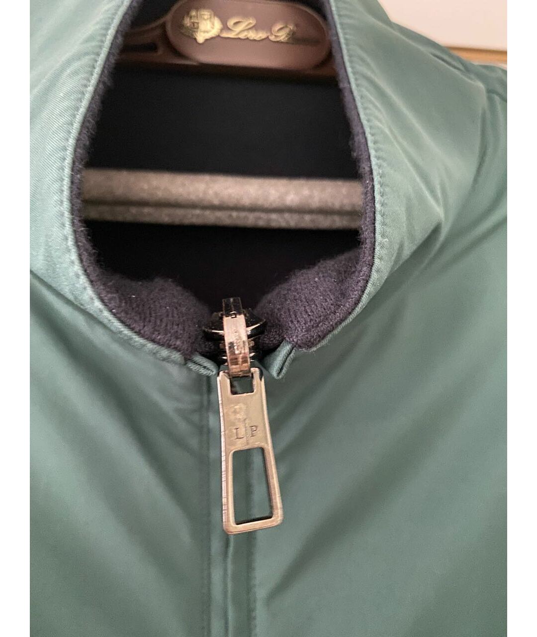 LORO PIANA Зеленая полиамидовая куртка, фото 5