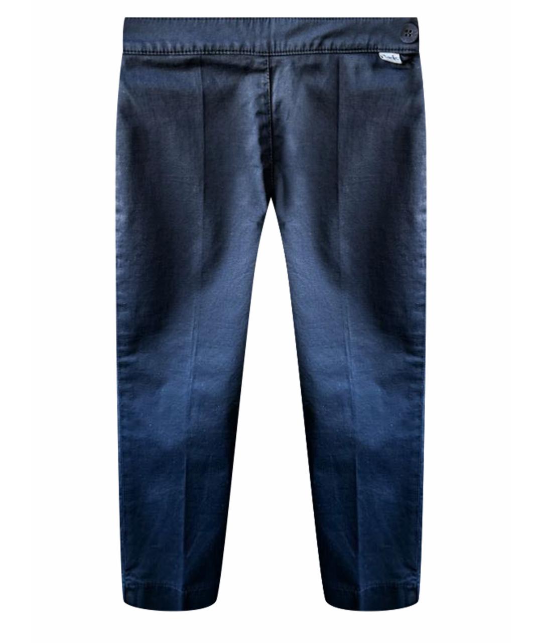 IL GUFO Синие хлопковые брюки и шорты, фото 1
