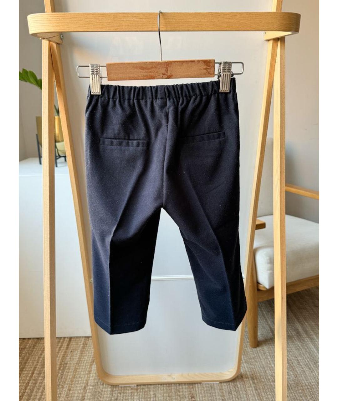 IL GUFO Синие вискозные брюки и шорты, фото 4