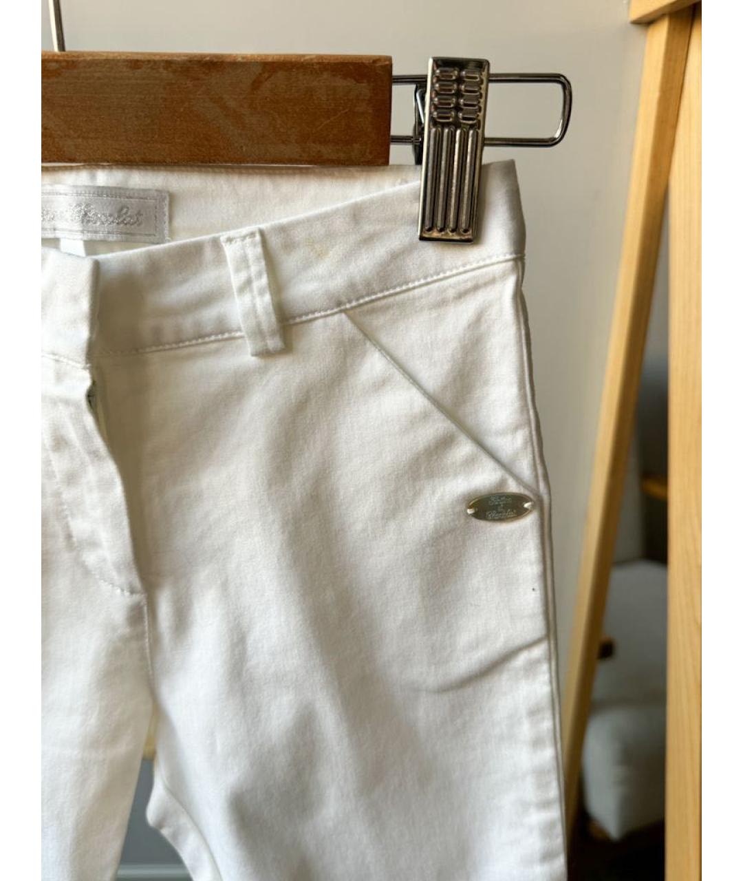 TARTINE ET CHOCOLAT Белые хлопковые брюки и шорты, фото 3