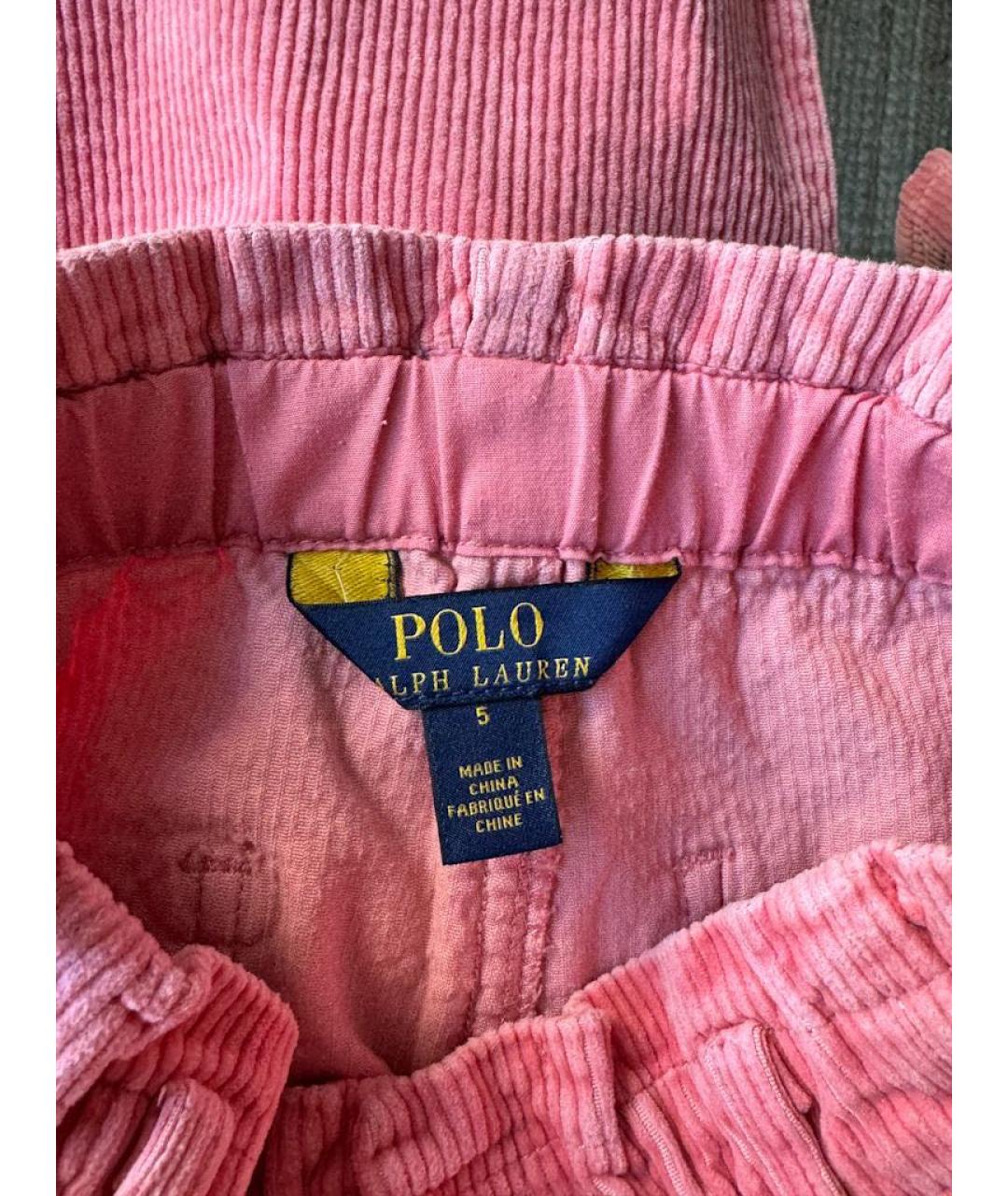 POLO RALPH LAUREN Розовые брюки и шорты, фото 4