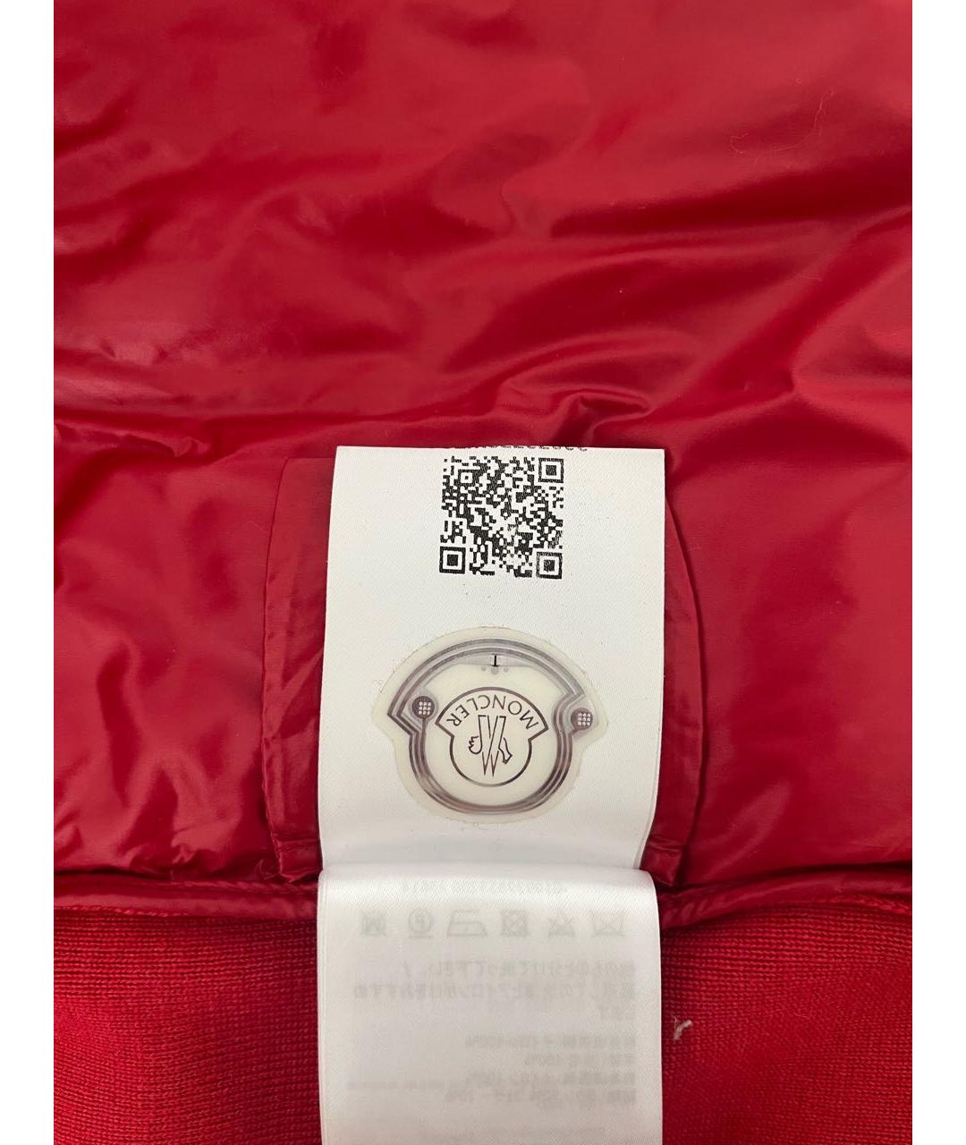 MONCLER Красный шерстяной джемпер / свитер, фото 7