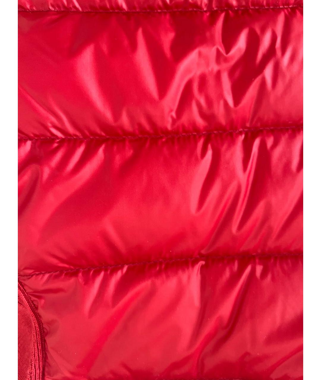 MONCLER Красный шерстяной джемпер / свитер, фото 6