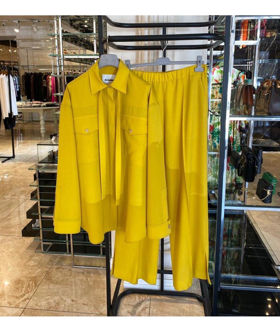 JIL SANDER Желтый костюм с брюками, фото 3