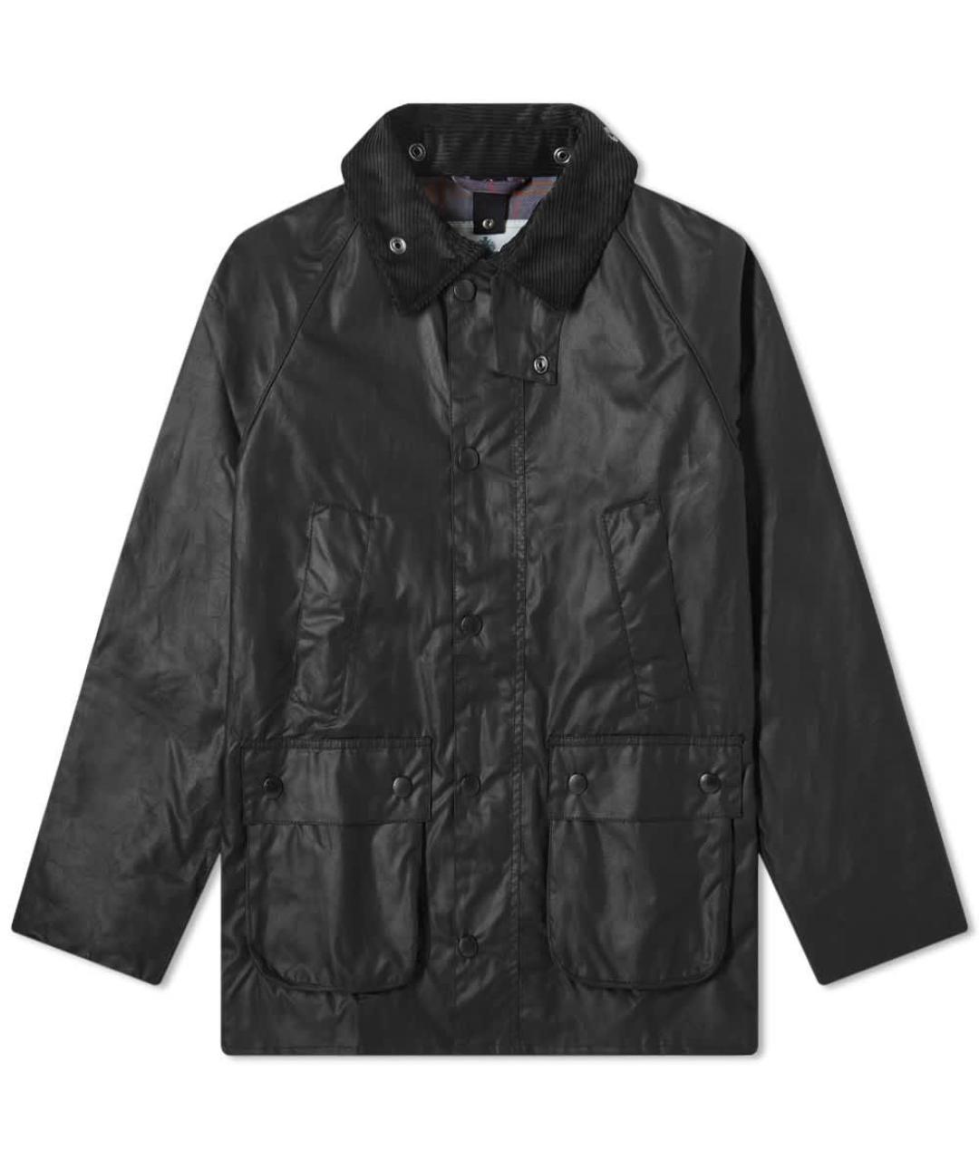 BARBOUR Черная хлопковая куртка, фото 6