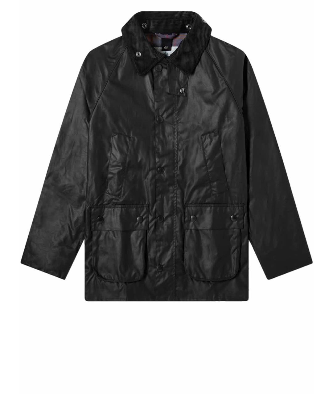 BARBOUR Черная хлопковая куртка, фото 1